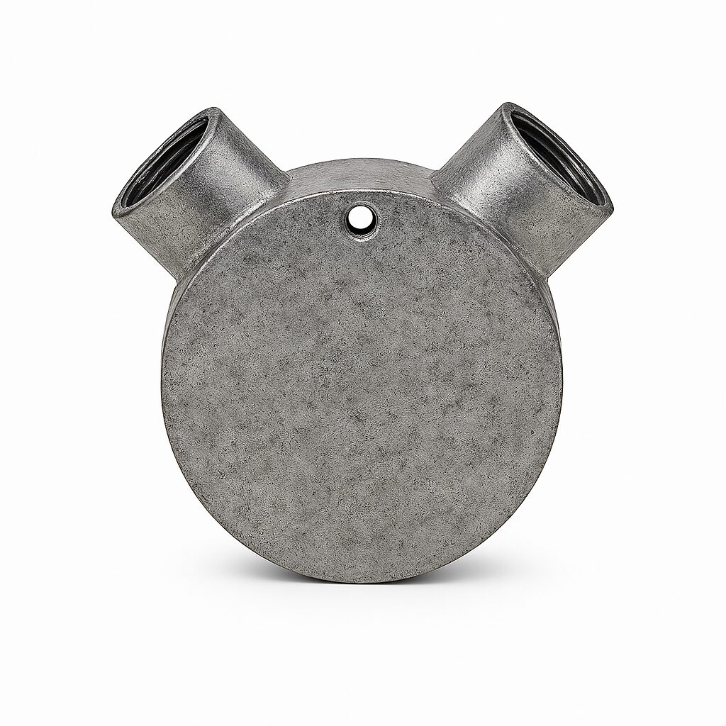 GI Circular Box Angle Way 25mm UAE