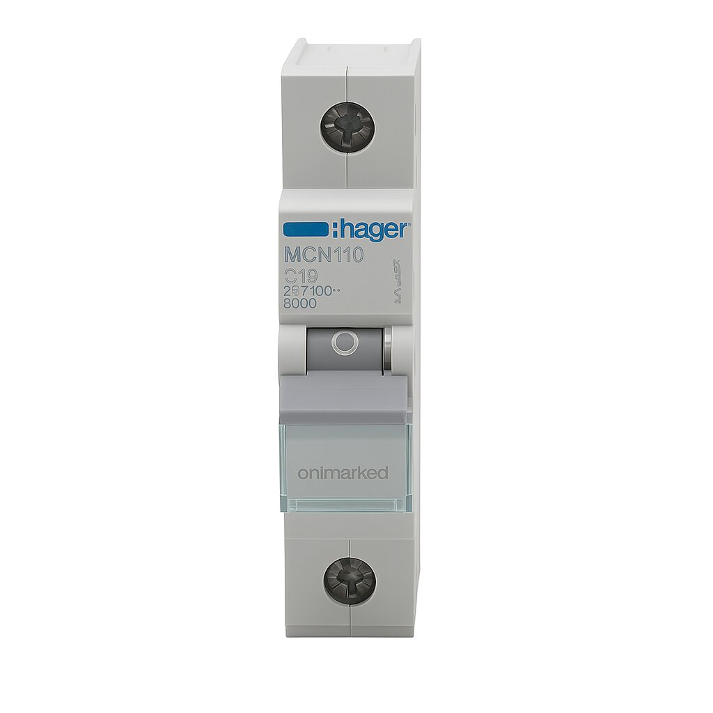 Hager 10A 1Pole 6Ka Miniature Circuit Breaker (MCB) UAE