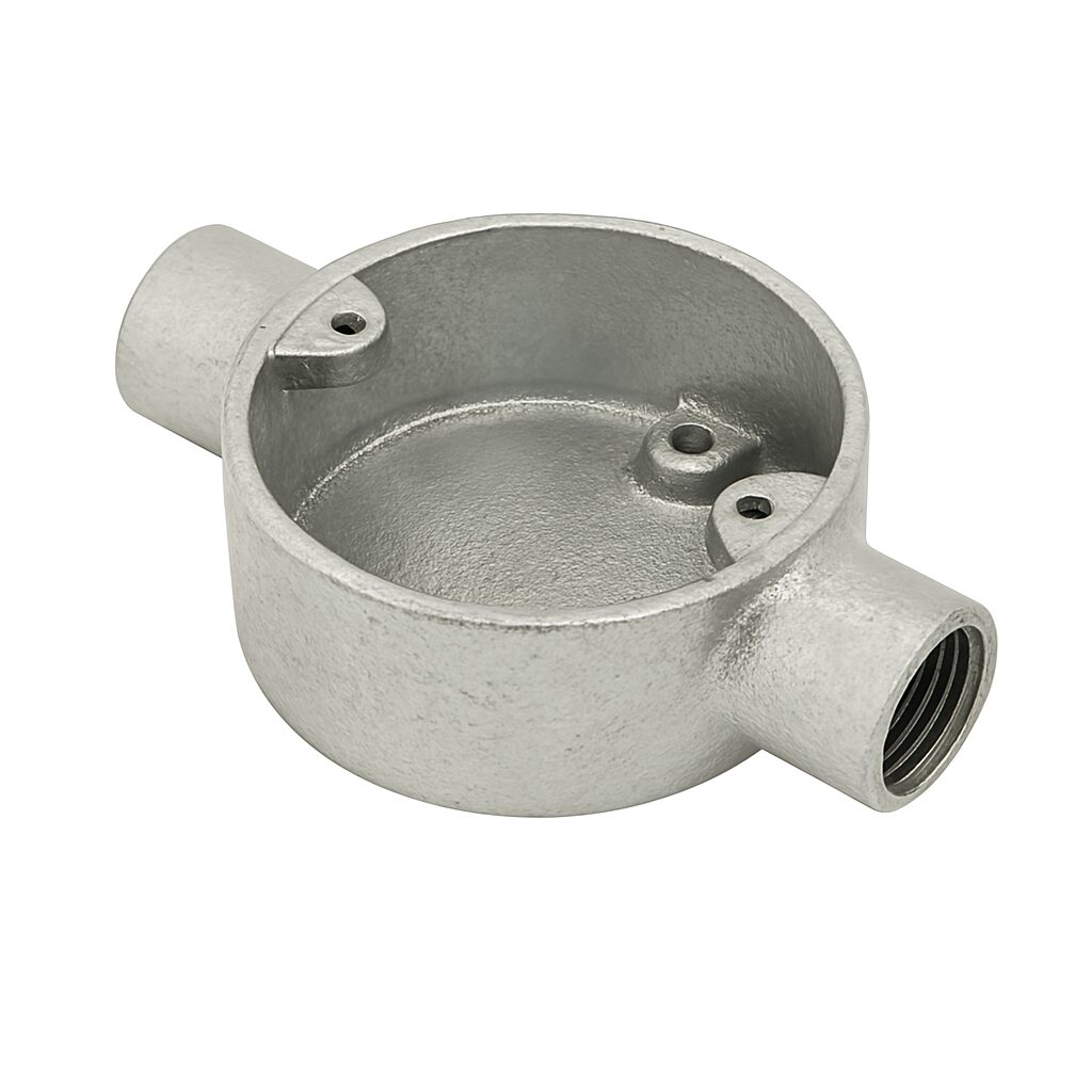 2 Way GI Circular Box 20mm UAE