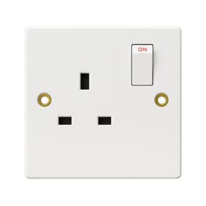 Veto 13A Single Socket Outlet with Switch