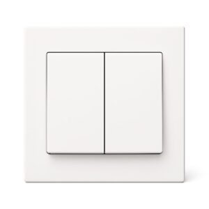 Buy ABB 2 Gang 1 Way 10Amp Switch, Inora BL102, White online in UAE