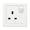 ABB 1 Gang 13Amp Switch Socket Single Pole, INORA BL224TVH, White