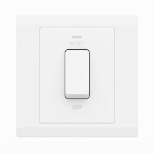 ABB 1 Gang 1 Way 20Amp Double Pole Switch with Neon Light - INORA BL111S, White