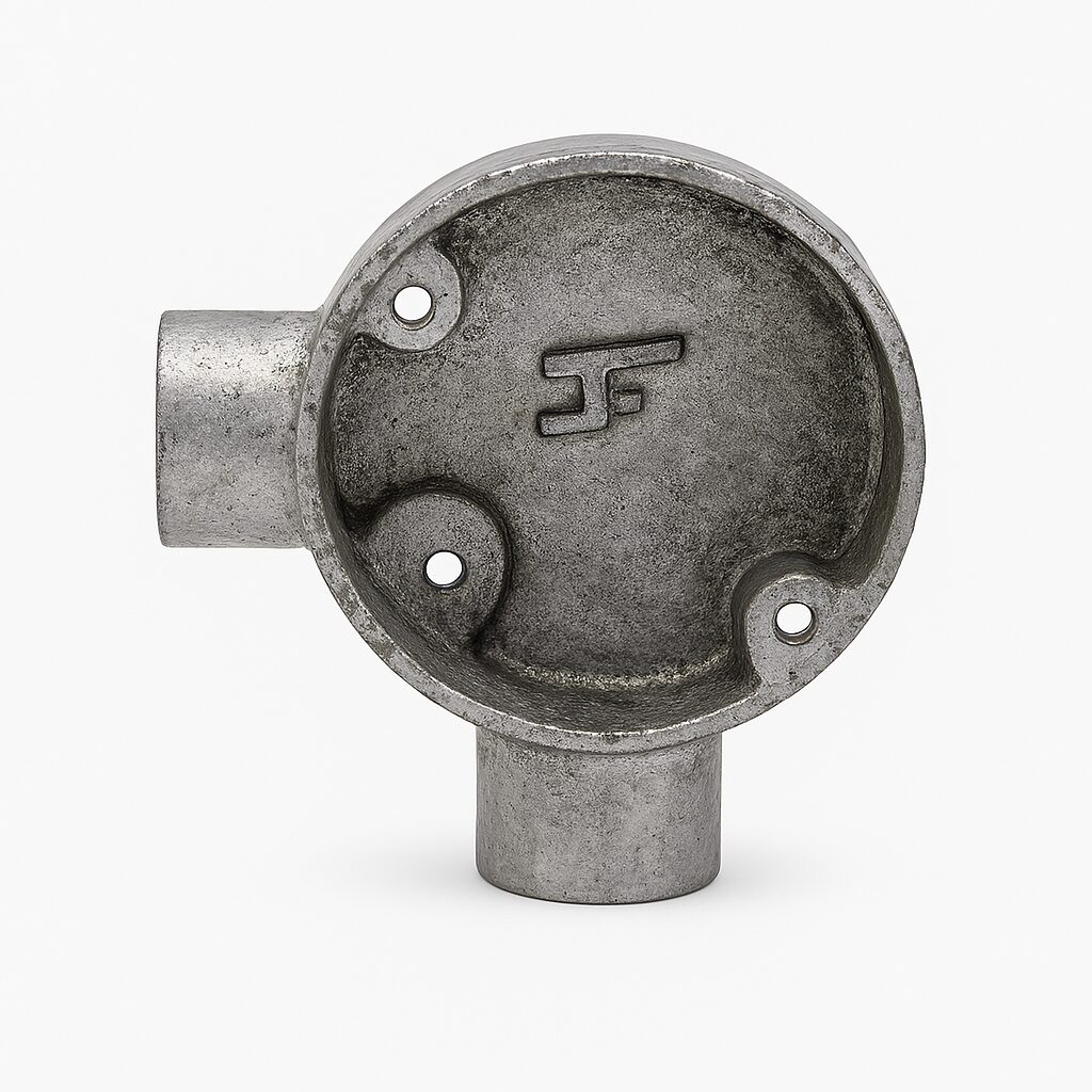 GI Circular Box Angle Way 20mm UAE