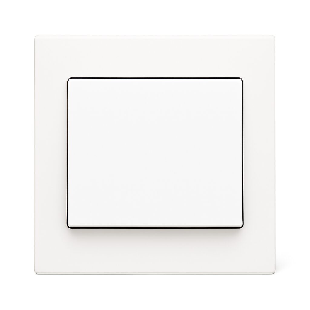 ABB 1 Gang 1 Way 10Amp Switch, Inora BL101, White UAE