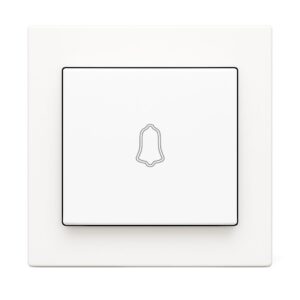 Buy ABB 1 Gang 1 Way 10Amp Doorbell Mark Push Switch – IFJORA BL429, White online in UAE
