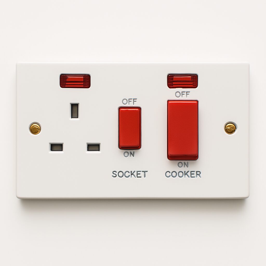 Selex 45A 1 Pole 2 Gang Cooker Switch UAE