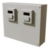 Premium Electrical Double Meter Box with Weatherproof Design View 2