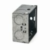 Galvanized Iron 3 x 3 Switch Socket Box View 2