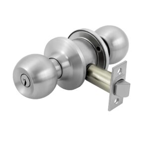 Buy Geepas Stainless Steel Cylindrical Door Knob Lock GHW65027 online in UAE