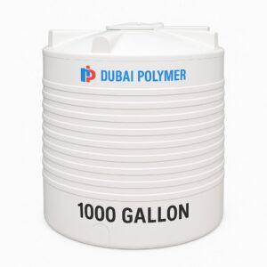 Buy Dubai Polymer 1000 Gallon 3 Layer Vertical Water Tank online in UAE