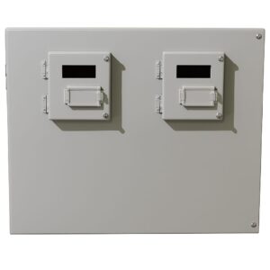 Buy Premium Electrical Double Meter Box with Weatherproof Design online in UAE