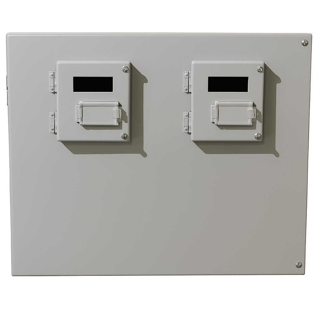 Premium Electrical Double Meter Box with Weatherproof Design UAE