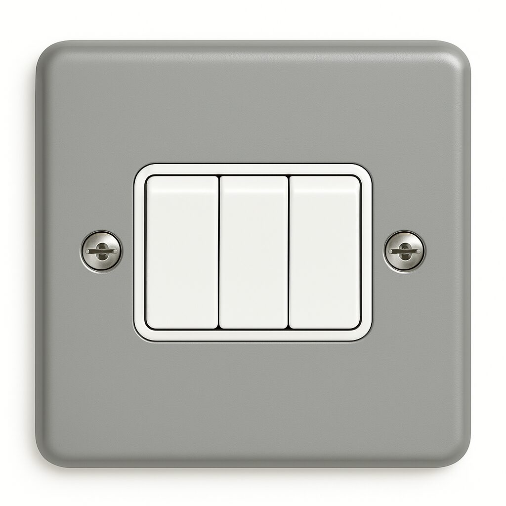 MK 10A 3 Gang 2 Way Switch UAE