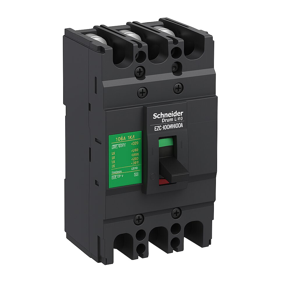 Schneider Easypac EZC100H3100 100A 30KA 3P MCCB UAE