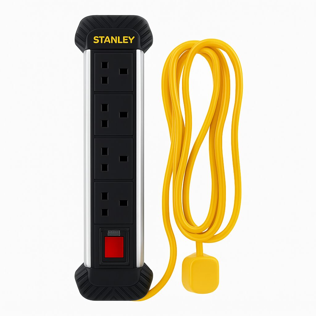 Stanley 5m 4 Socket Power Bar PVC Cable UAE