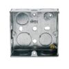 Galvanized Iron 3 x 3 Switch Socket Box