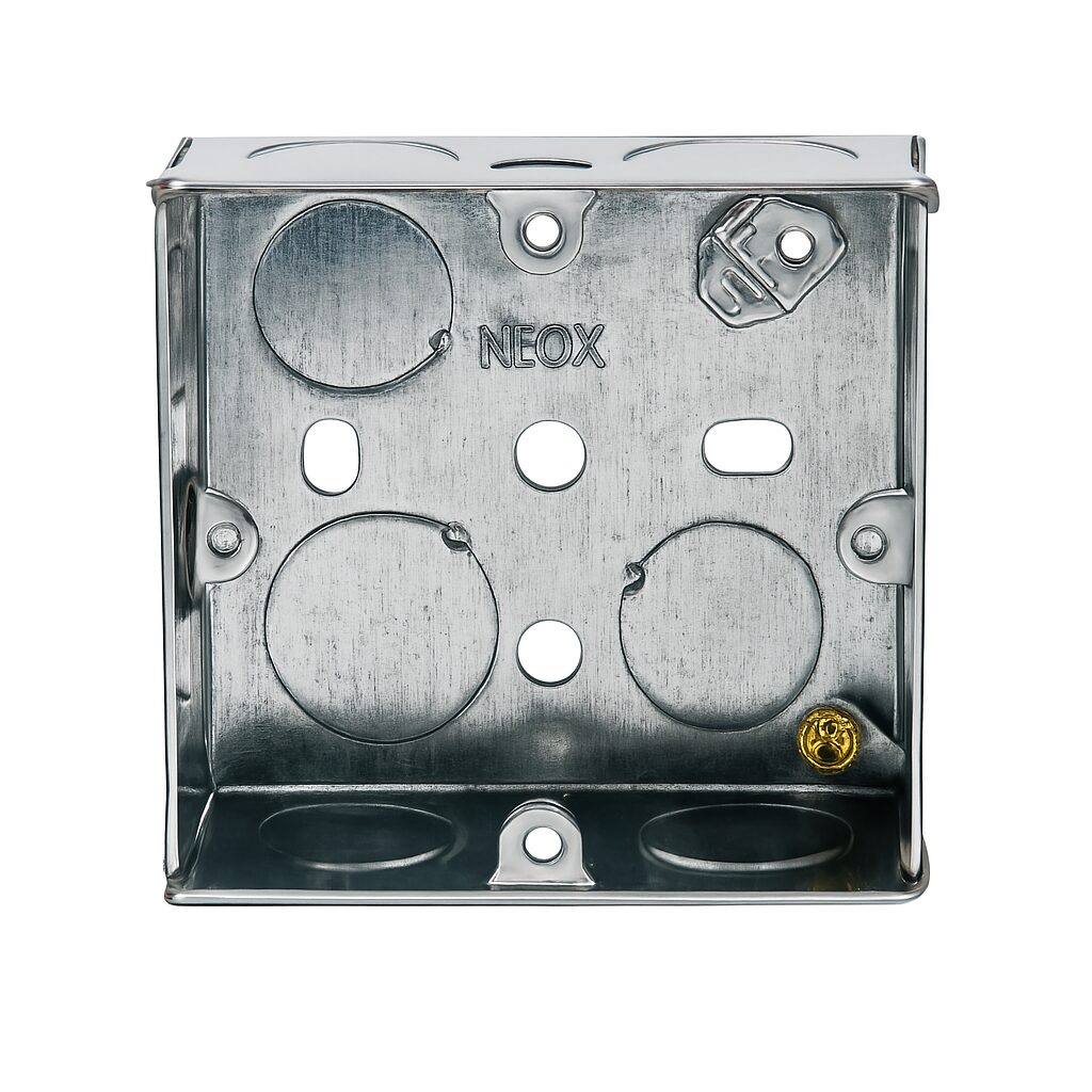 Galvanized Iron 3 x 3 Switch Socket Box UAE