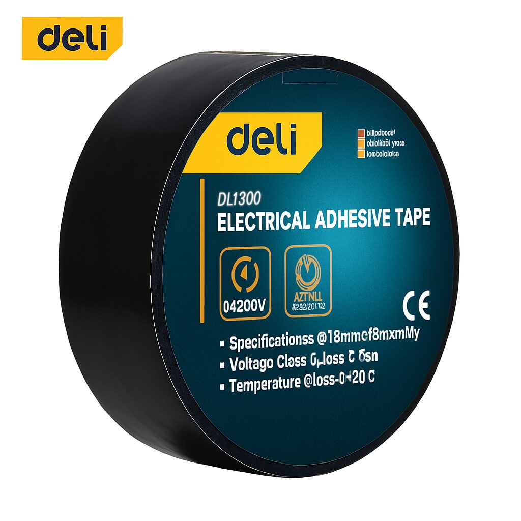 Deli DE-EDL5261 Electrical Insulating Tape 18MMx10yrds UAE