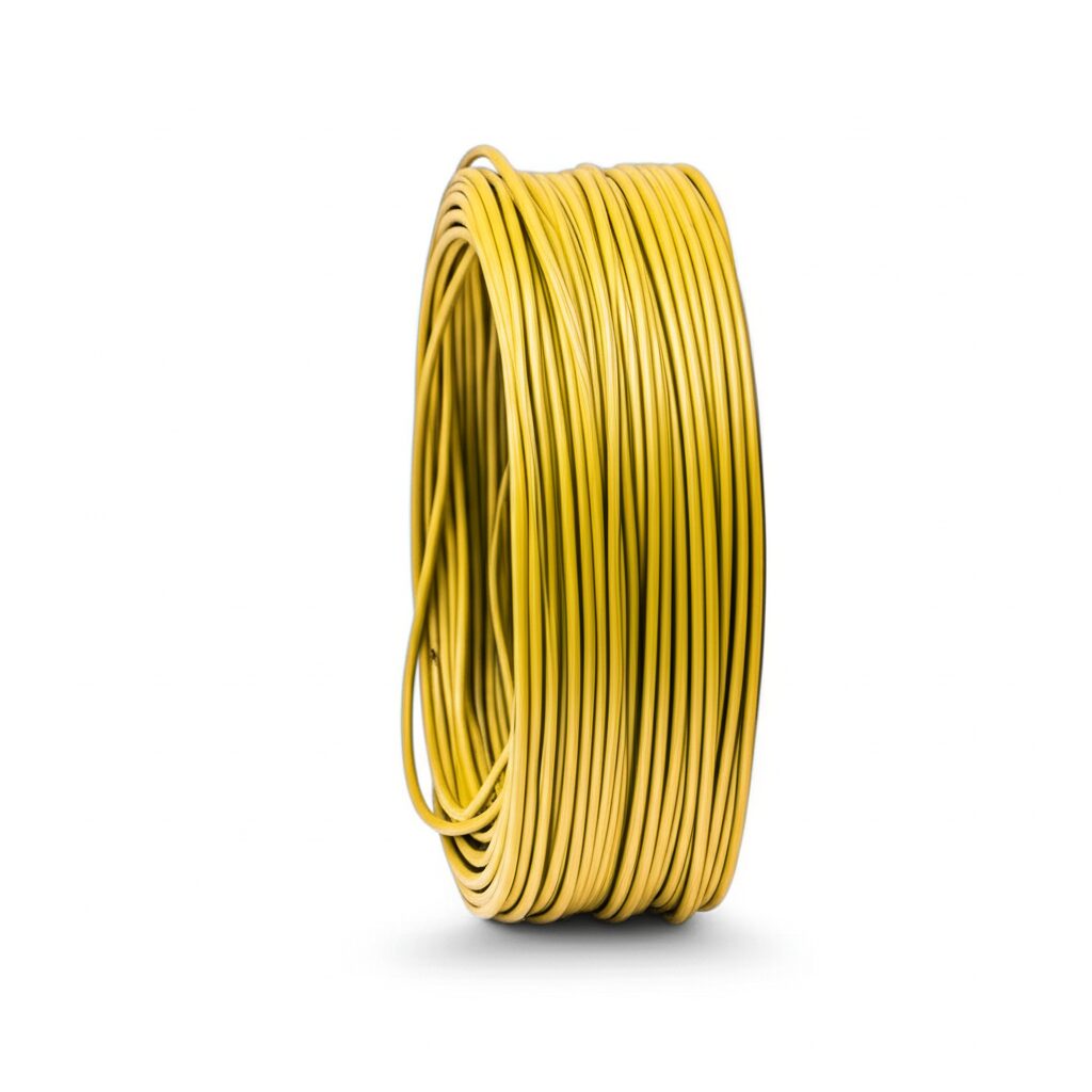 Ducab 2.5mm x 100 Yard PVC Single Core Cable - yellow UAE