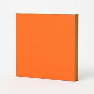 Buy Melamine MDF Sheet – orange online in UAE