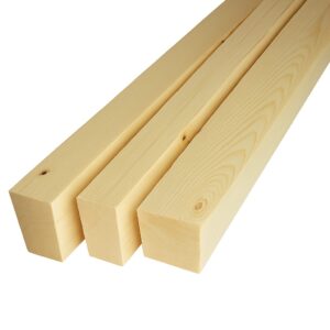 Ferco White Wood 4" x 4" x 4m