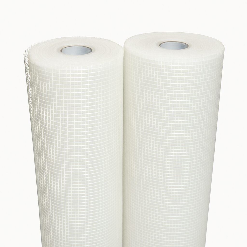 1m x 35m White Fiber Mesh Roll for Construction and DIY Projects UAE