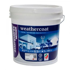 Asian Paints Berger, Weather Coat Acrylic Spray Compound, White - 18L - Buy Online at Price in UAE